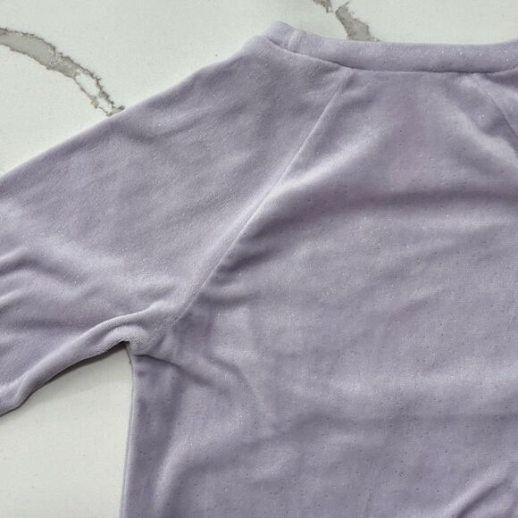 Hello Kitty Toddler Girls Purple Lavender Long Sleeve Soft Velour Sweatshirt 3T - Picture 9 of 16